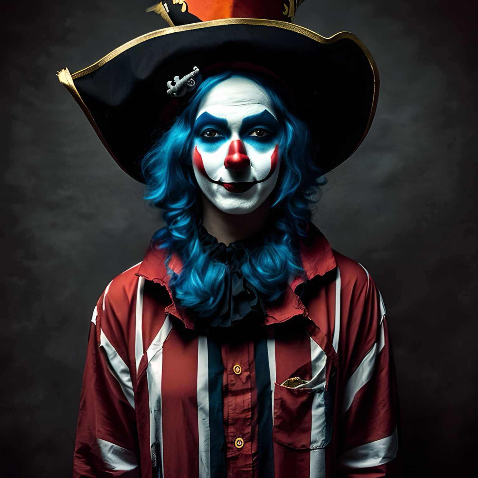 Der Clown mit dem Piratenhut // the pirate clown, Stefan Vrakela